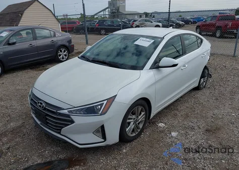 2020 Hyundai Elantra Sel из США, поврежденный, VIN 5NPD84LF1LH614967